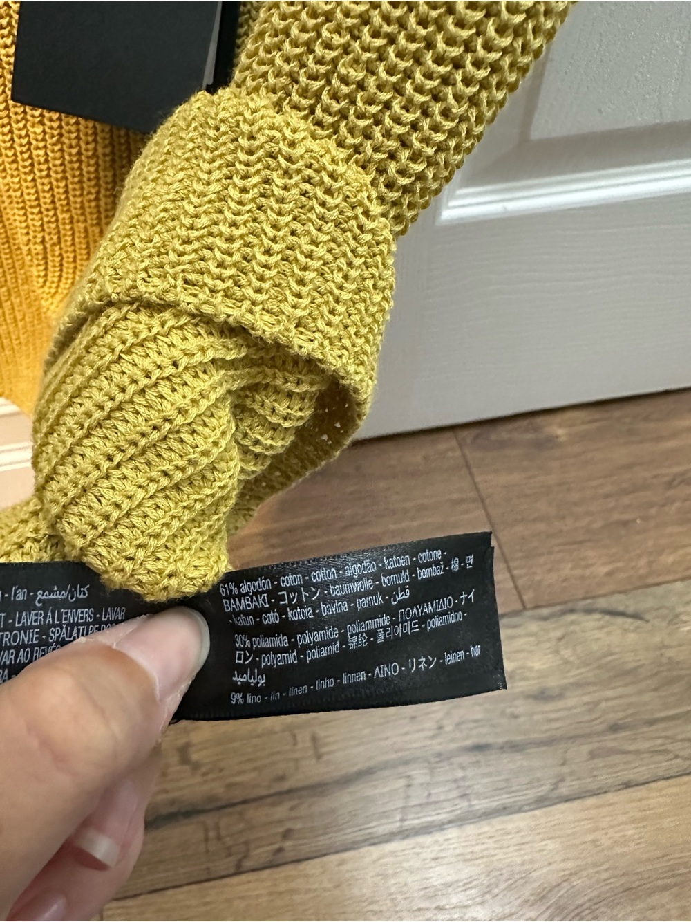 Massimo Dutti Mustard Ribbed Knit Tank - Picture 4 of 4